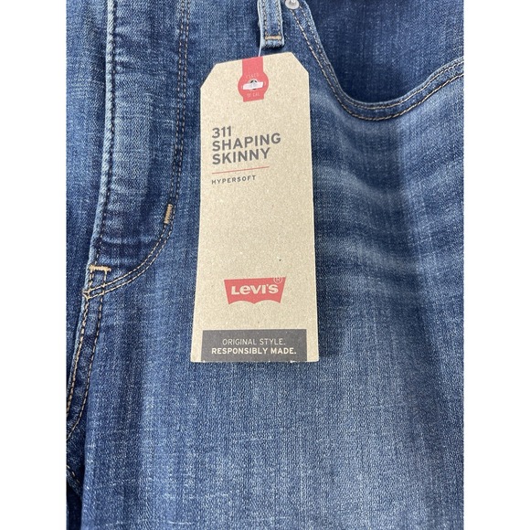 Levi's 311 Shaping Skinny Mid Rise Women's Jeans Size 14 W32 L30 - Picture 3 of 7